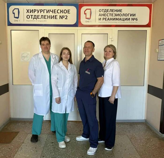 В Тюменской ОКБ № 1 проведена уникальная операция по удалению опухоли надпочечника экстремальных размеров (250270 мм)