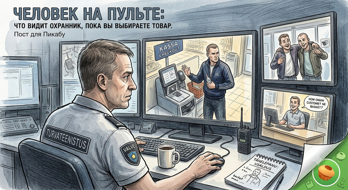 «Что видит охранник пока вы выбираете товар»