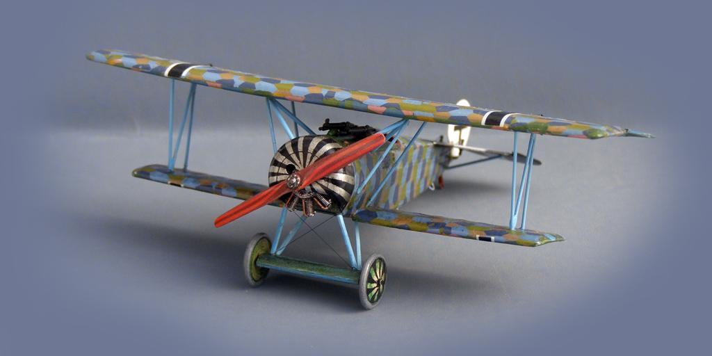 Fokker D.VI - My, Aviation, Military aviation, Fighter, Aircraft modeling, Stand modeling, Scale model, Longpost