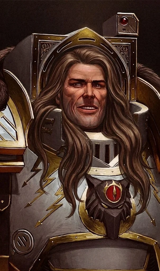Horus, who would never have started the Heresy - Series Warhammems, My, Neural Network Content, Warhammer 40k, Warhammer, Horus heresy, Wh other, Wh humor