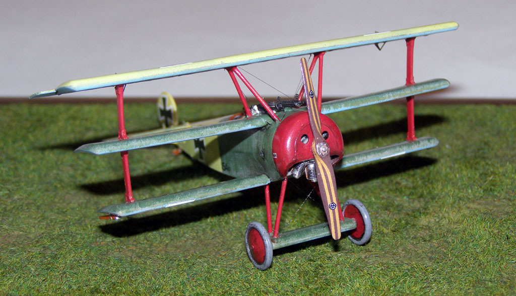 Fokker Dr.I Yellow Baron - My, Stand modeling, Aviation, Military aviation, Scale model, Fighter, Aircraft modeling, Longpost