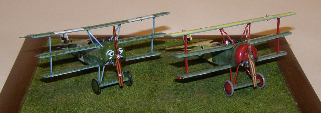 Fokker Dr.I Yellow Baron - My, Stand modeling, Aviation, Military aviation, Scale model, Fighter, Aircraft modeling, Longpost