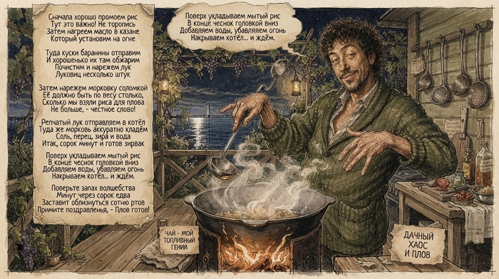 Рецепт плова в стихах
