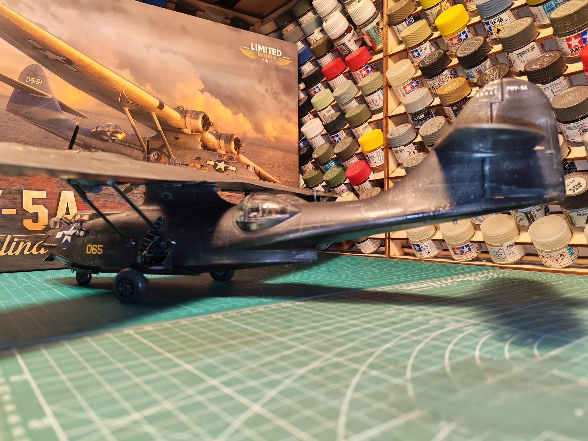 PBY-5A Catalina 1/48  Eduard - My, Stand modeling, Scale model, Modeling, The Second World War, Longpost
