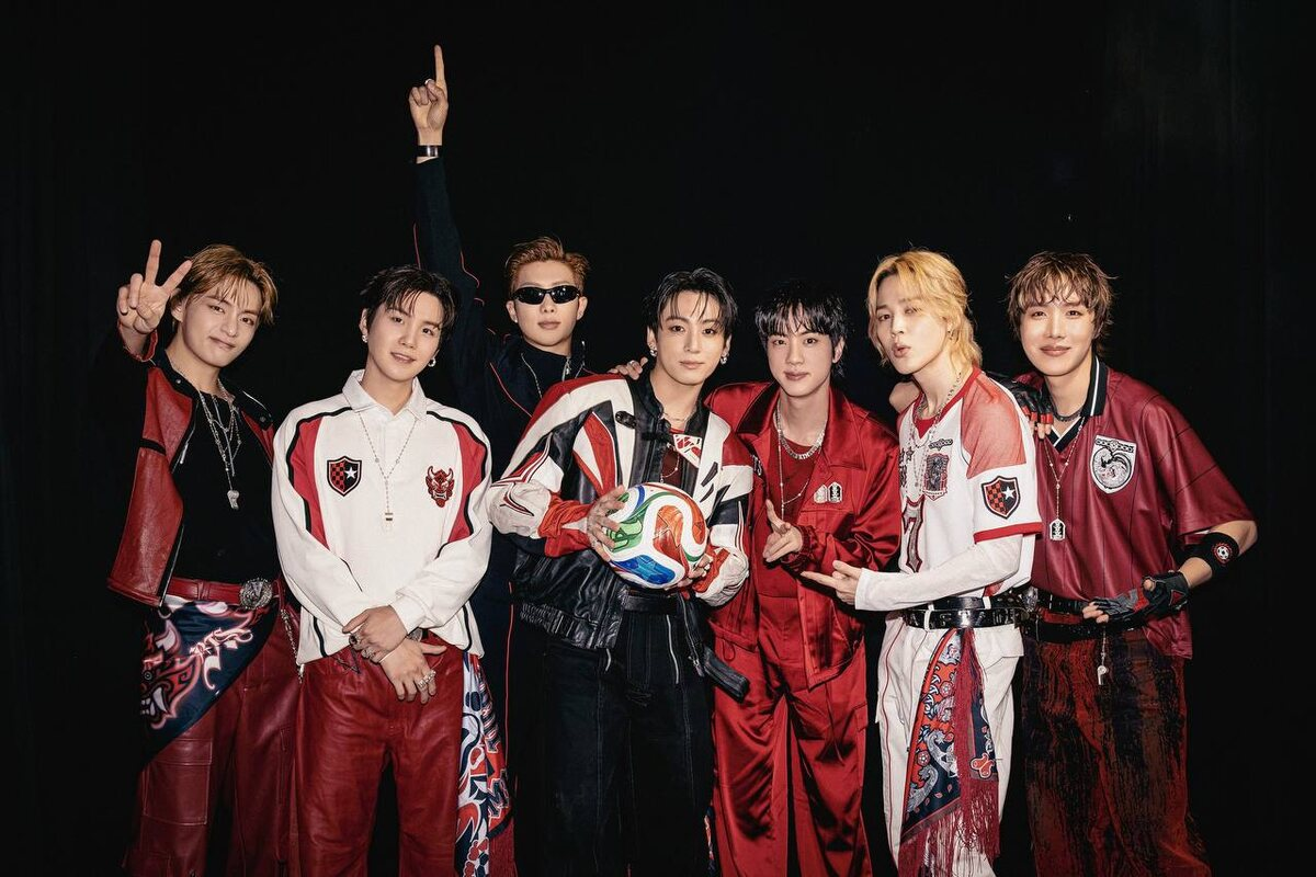 BTS at the 2026 FIFA World Cup - Civilization, Development, Asia, Football, World championship, BTS (band), Корея, South Korea, Telegram (link), Longpost
