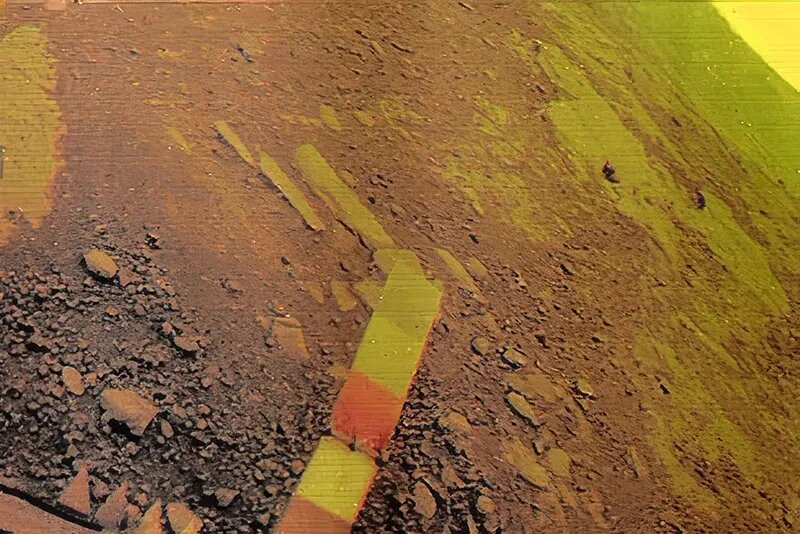 127 minutes in hell: what Venera-13 managed to film before the heat killed it - Venus, Made in USSR, Space, solar system, Spaceship, Cosmonautics, Astronomy, Planet, NASA, Milky Way, Galaxy, Zen, Yandex Zen, Yandex Zen (link), Longpost, Neural Network Content, Astrophoto, Rover, Vega