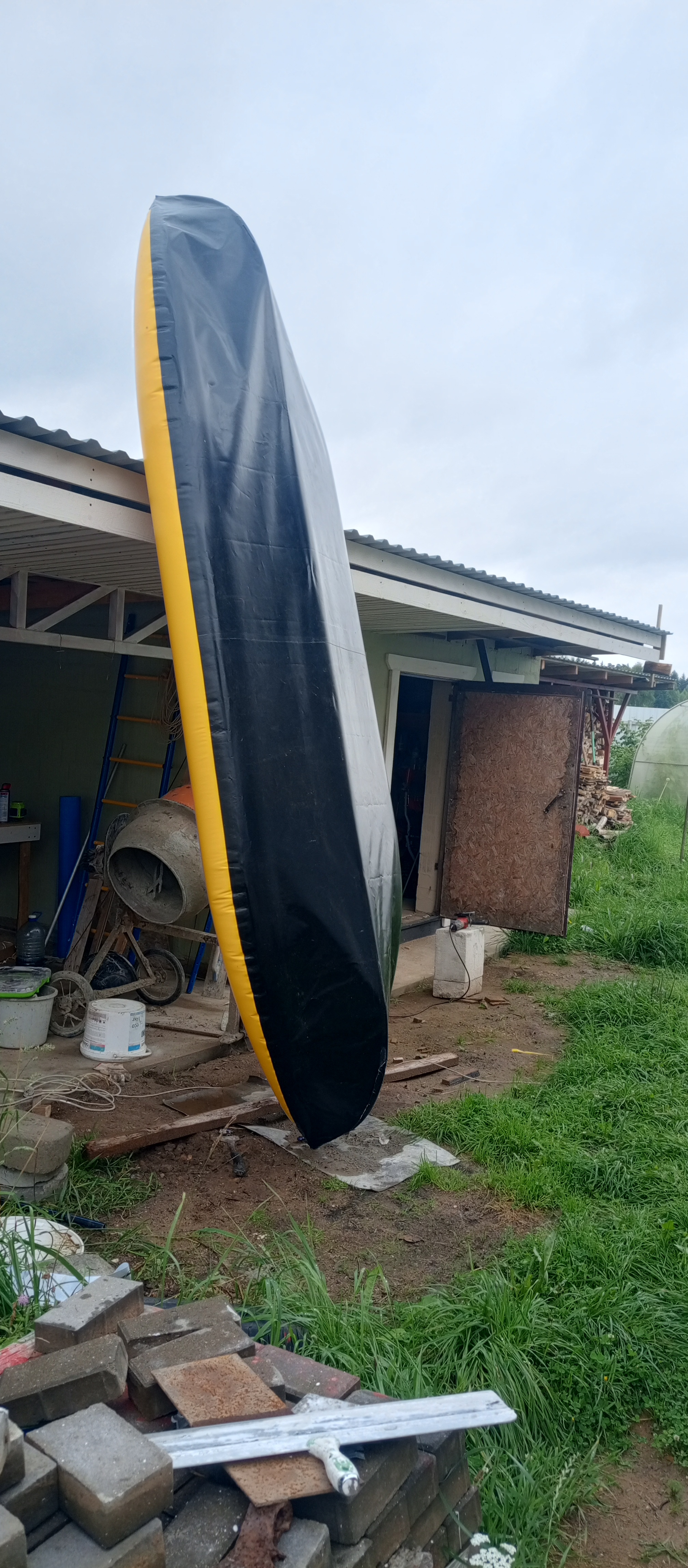 I glued the kayak myself - My, Kayak, Saving, Longpost