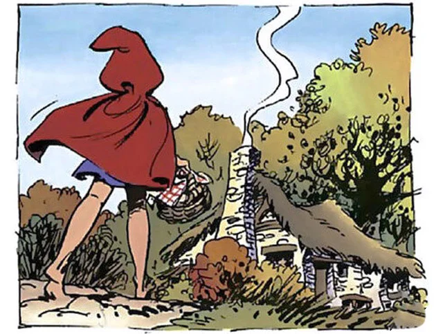 An old tale in a new way - Series Eurocomics, Survey, Comics, Girls, Humor, Sex, Boobs, Dany de Groot, Translation, Story, Little Red Riding Hood, Longpost