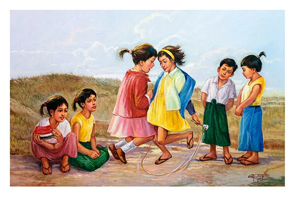 Kachin and Shan States in the works of Burmese artist San Hlaing - Art, Art criticism, Painting, Longpost