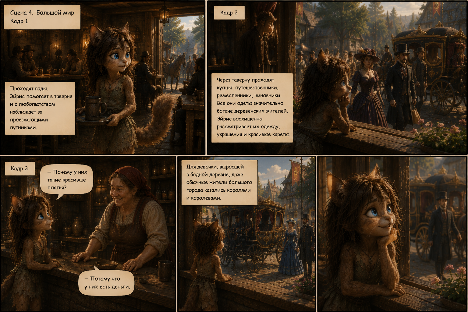 Aerys, Part 1 of 3 - Childhood - Series Jacktown, Neural Network Content, Neural network art, Furry, Comics, Longpost