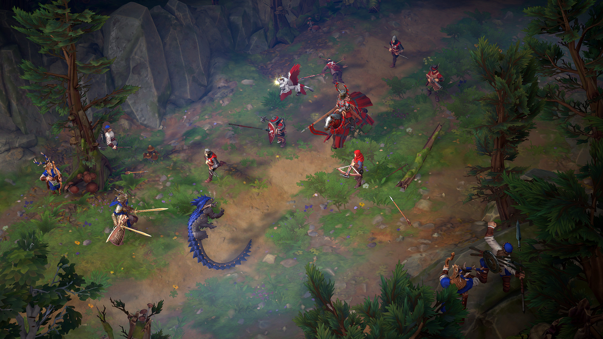Memel Invasion is a new map and allied commands in the mythological strategy game Godsworn. - My, Стратегия, Games, Steam, RTS