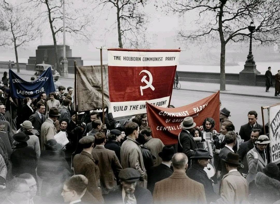 On July 31, 1920, the Communist Party of Great Britain was founded. - Great Britain, Communists, Historical photo, Colorization, 20th century, Picture with text, Longpost