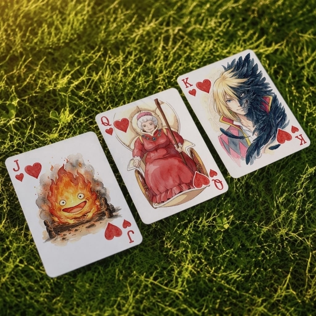 Cards based on Studio Ghibli - Creation, Studio ghibli, Art, Anime art, Drawing, Watercolor, Longpost