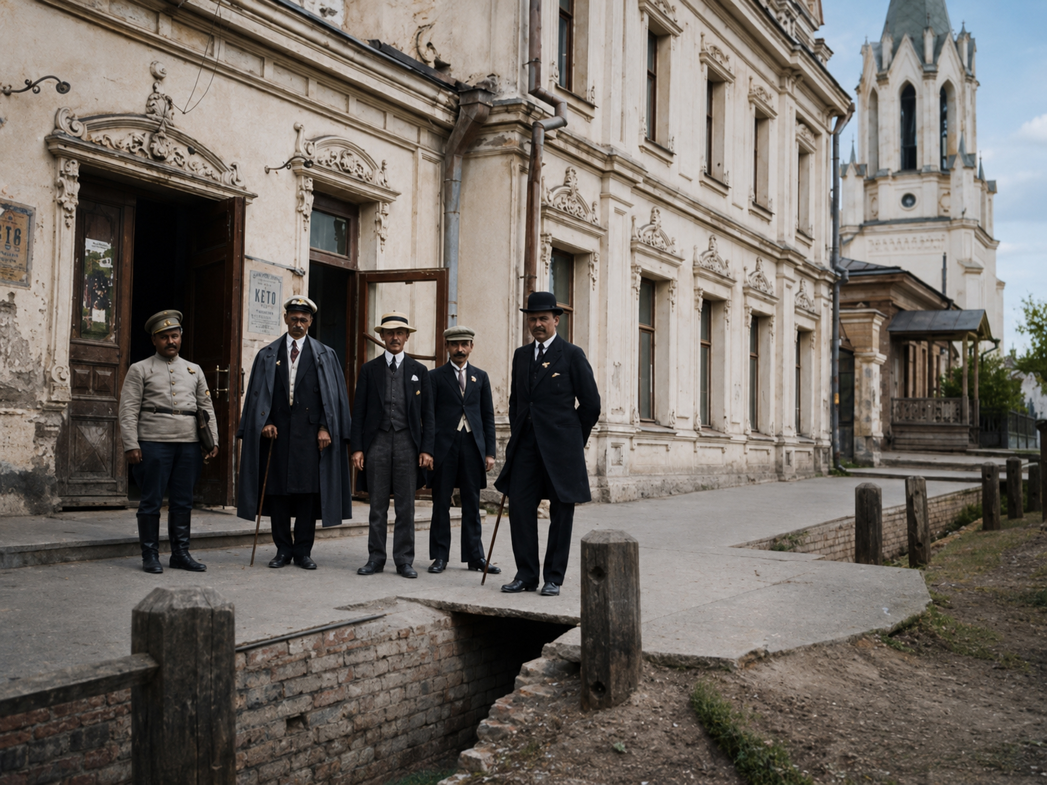 Restored vintage photographs of Omsk - Series Neural networks, My, Neural Network Content, Omsk, Town, The photo, History, Old photo, Longpost