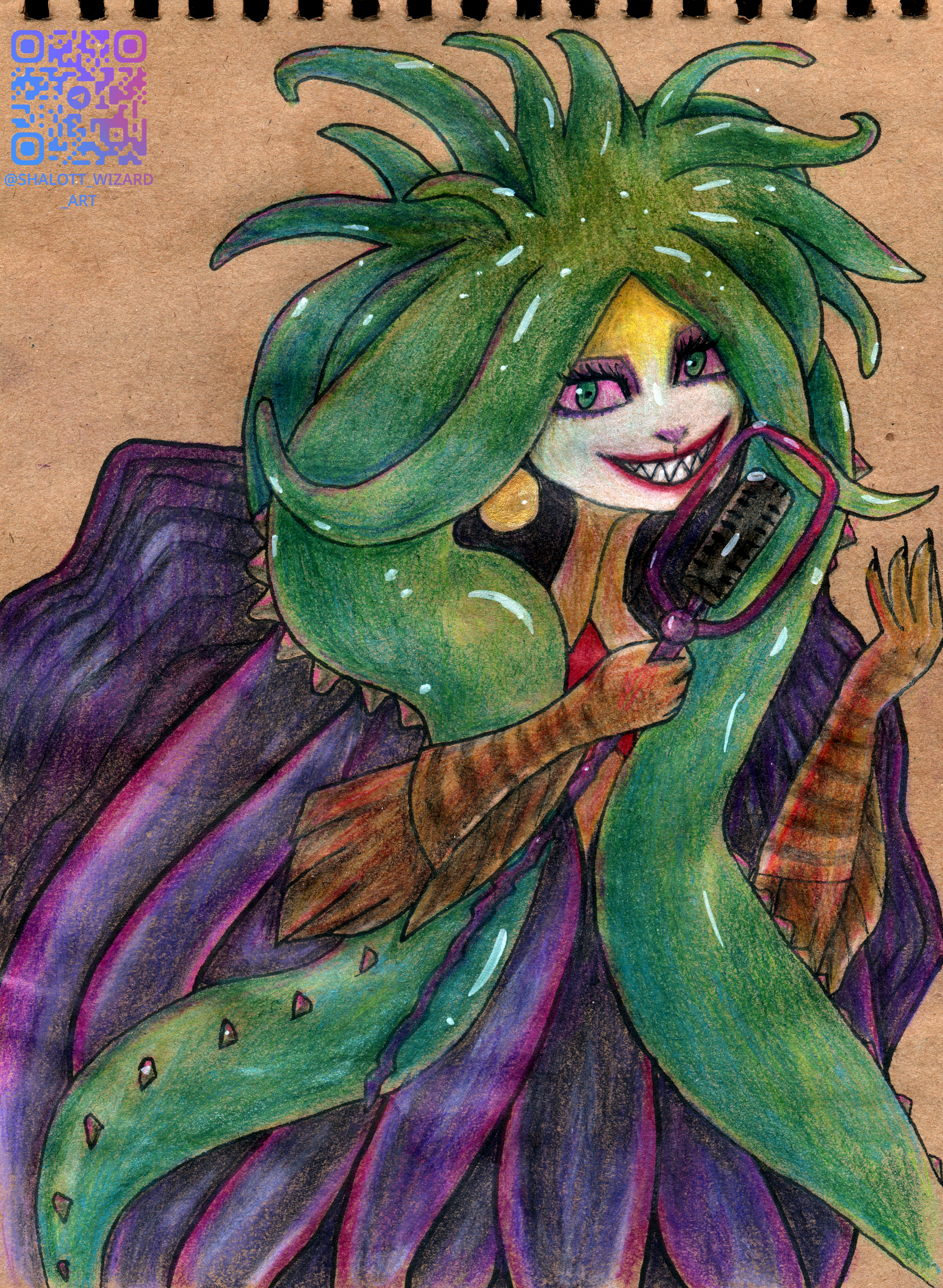 My Hades 2 fanart - My, Images, Art, Traditional art, Hades, Artemis (space program), Dora, Nyx, Selene, Medea, Longpost