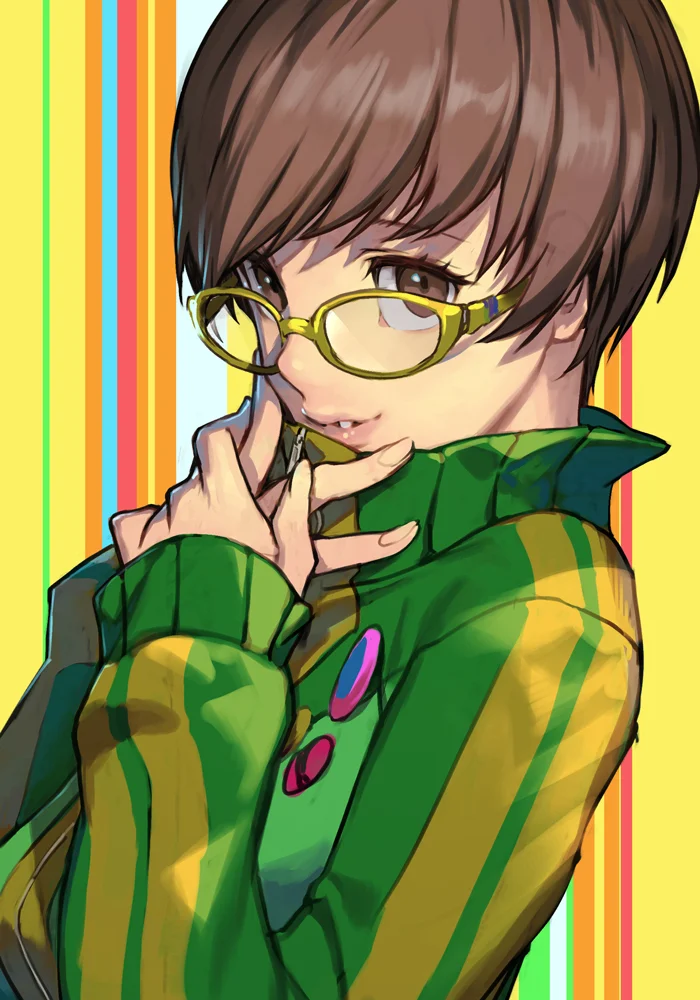 Chie - Art, Anime, Anime art, Persona 4, Chie Satonaka, Game art, Games, Tomboy