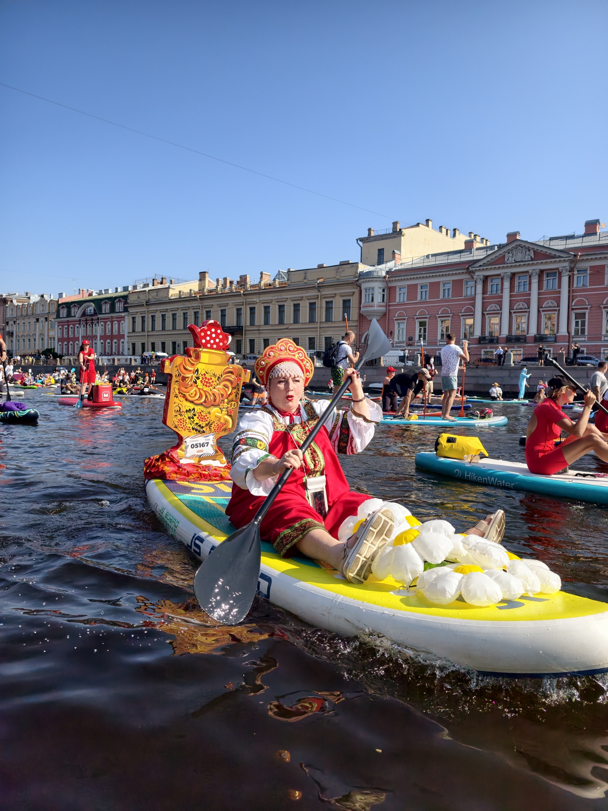 Fontanka SUP. How it was - My, Saint Petersburg, Fontanka, The festival, SUPsurfing, Paddleboard, Cosplay, Video, Vertical video, Short videos, Longpost