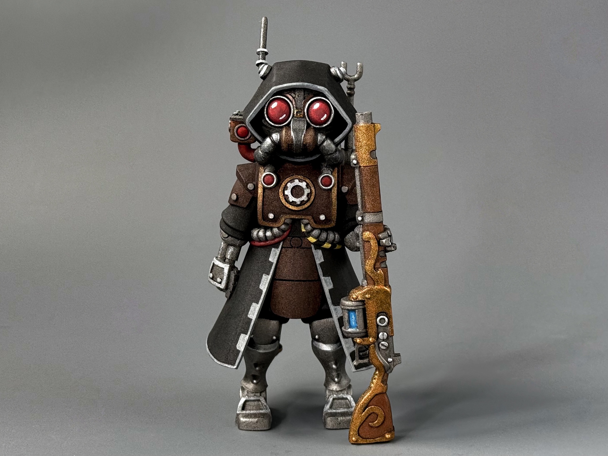Mini Skitarii (Figure painted.) - My, Warhammer, Warhammer 40k, Adeptus Mechanicus, Skitarii, Wh other, Video, Short videos, Longpost