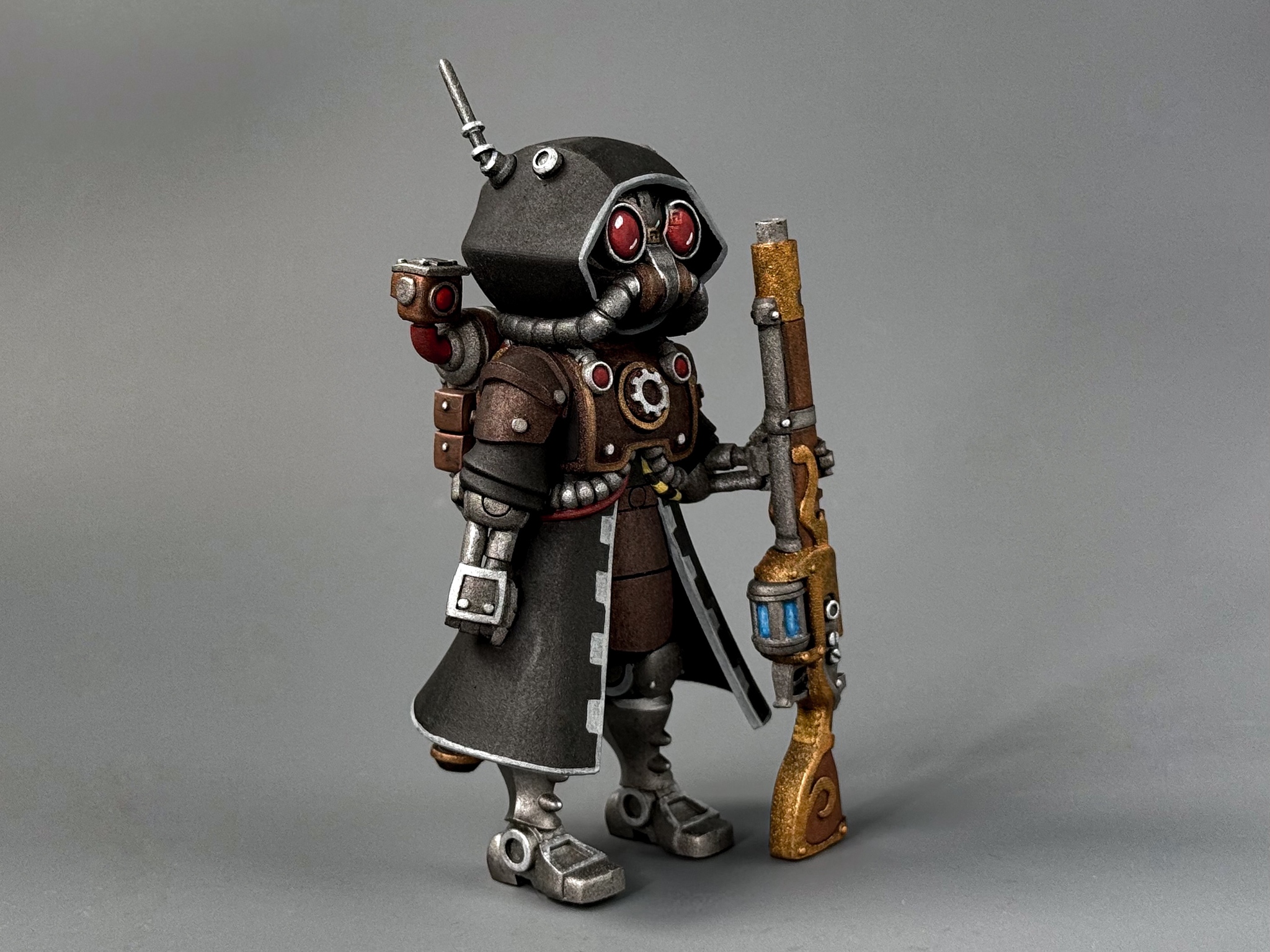 Mini Skitarii (Figure painted.) - My, Warhammer, Warhammer 40k, Adeptus Mechanicus, Skitarii, Wh other, Video, Short videos, Longpost