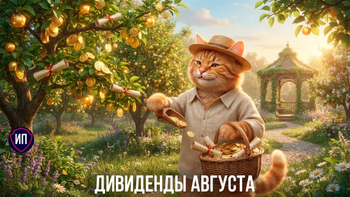 🍎Дивиденды августа