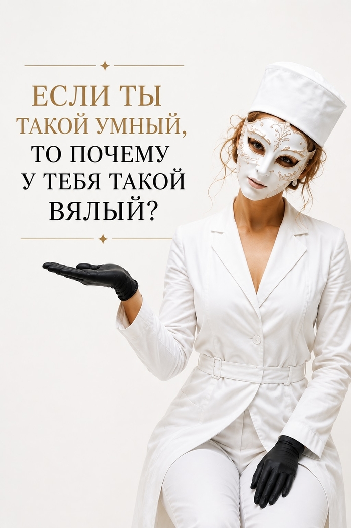 Если ты такой умный, то почему у тебя такой вялый?