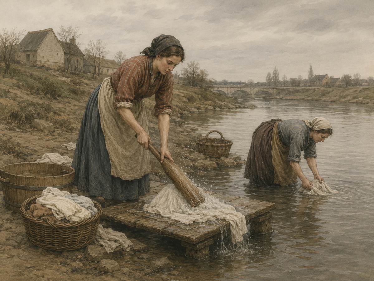 How people washed clothes in the 19th century without machines or running water - My, Everyday life, 19th century, Washing, Hard labour, Facts, Russia, England, Longpost