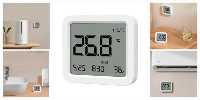 ������ ����������� � ��������� Mi Temperature and Humidity Monitor 3 (BHR9041GL) (MJWSD05MMC) EU, �����