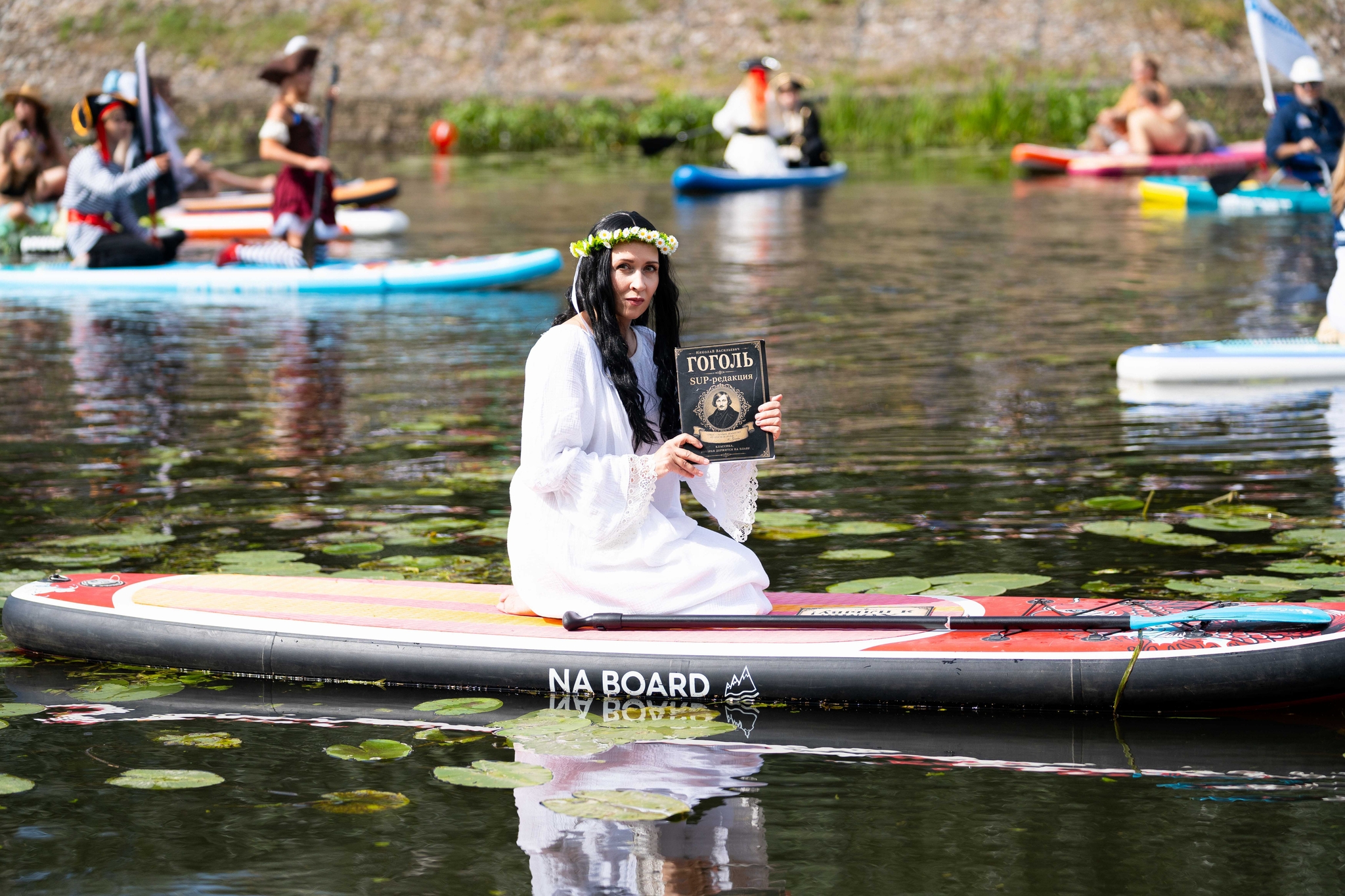 The fifth SUP carnival on the waves of Uvodi Mighty - My, Paddleboard, SUPsurfing, Carnival, Day of the city, Ivanovo, Ivanovo region, Holidays, The festival, River rafting, Girls, Sports girls, Sport, Cosplay, Costume, Longpost