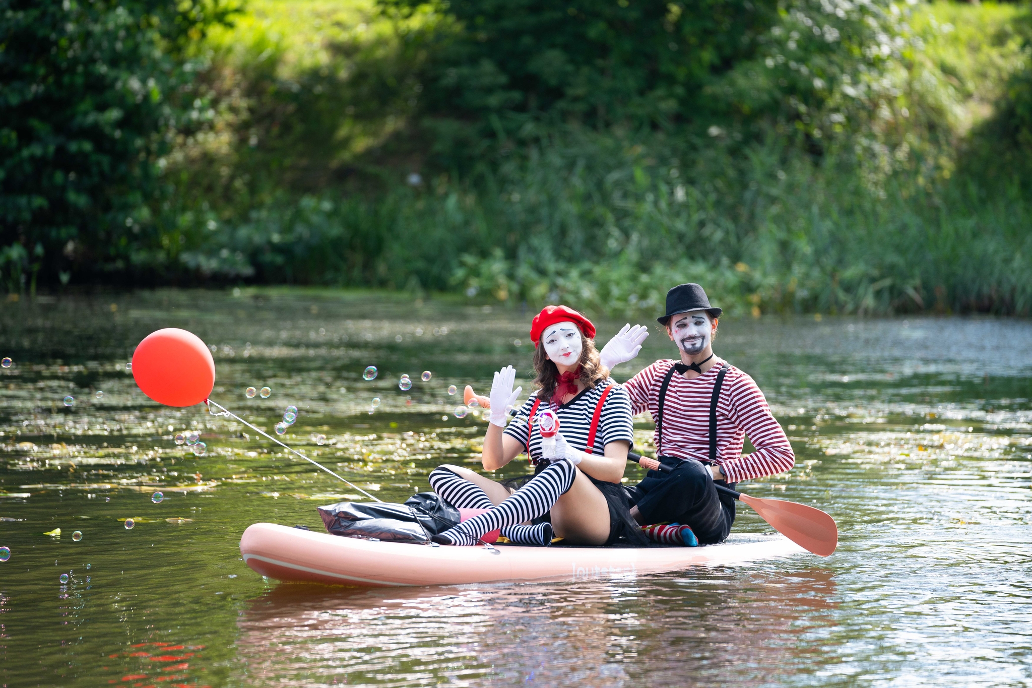 The fifth SUP carnival on the waves of Uvodi Mighty - My, Paddleboard, SUPsurfing, Carnival, Day of the city, Ivanovo, Ivanovo region, Holidays, The festival, River rafting, Girls, Sports girls, Sport, Cosplay, Costume, Longpost