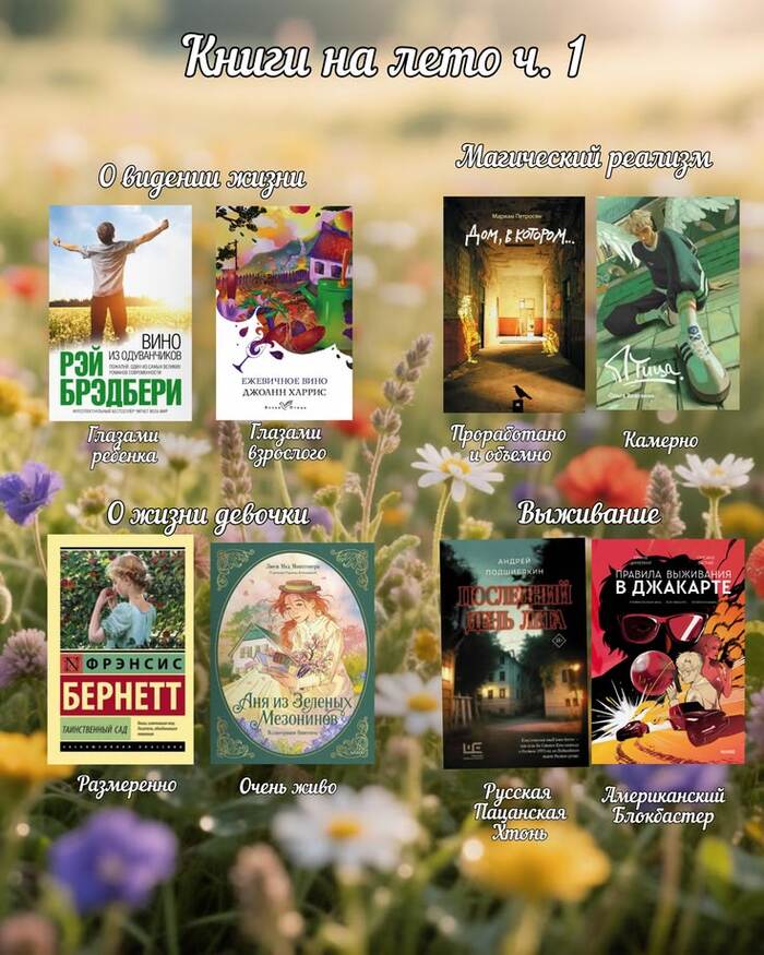Книги на лето ч. 1 или запрыгиваем в последний вагон