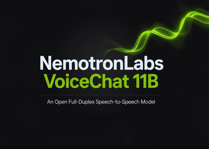 NVIDIA выложила VoiceChat 11B: открытая голосовая модель, которую можно перебивать