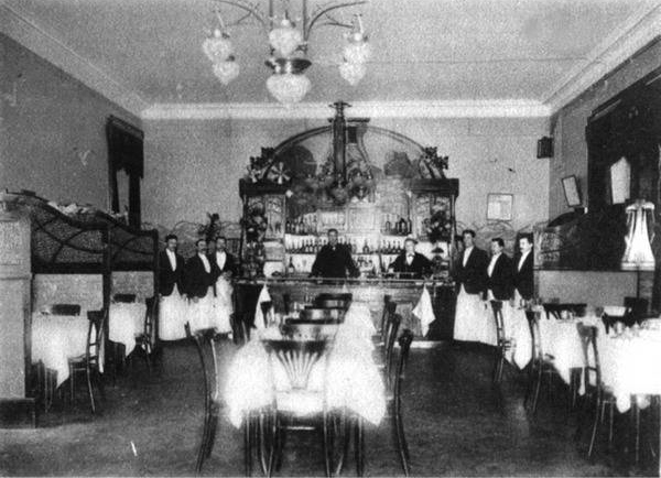Зал ресторана «Квисисана». 1900-е годы© Wikimedia Commons