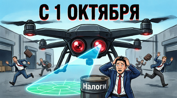 Дроны начинают охоту на бизнес: новые правила проверок с 1 октября