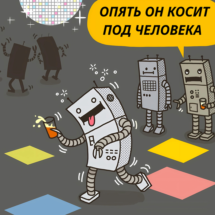Опять он косит под человека