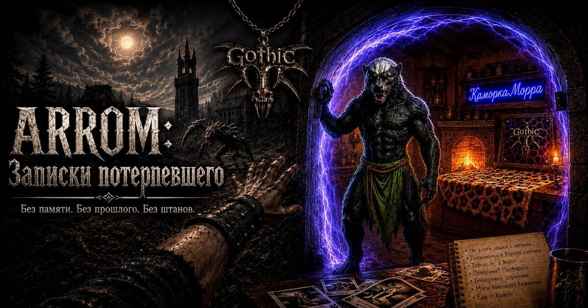Gothic series - Series Gothic series, My, Neural Networks, Artificial Intelligence, Gothic 1 Remake, Fantasy, Parallel universe, Video, Video VK