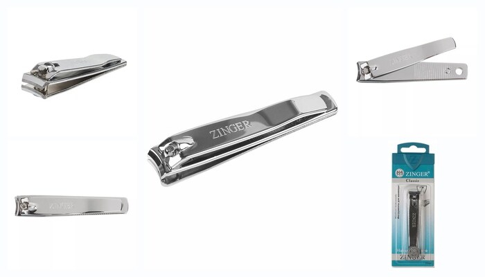 Книпсер для ногтей Zinger SLN-604 Classic, 8 см, нержавеющая сталь, серебристый