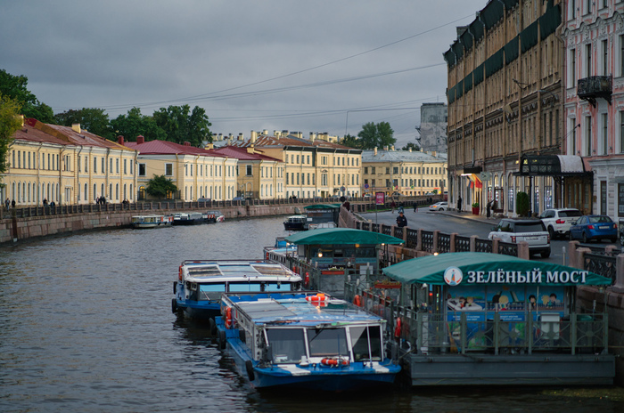 Сентябрь 2026. Фото сделано с Зелёного моста на Невском