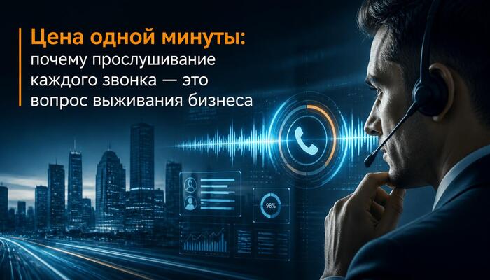 Цена одной минуты: прослушивание каждого звонка — вопрос выживания бизнеса