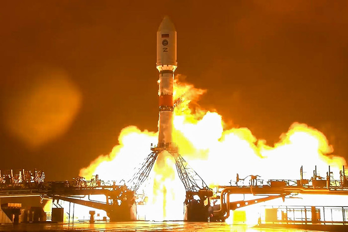 Ракету-носитель "Союз-2.1б" отправили в космос с космодрома "Плесецк"//Фото: Пресс-служба Минобороны РФ/ТАСС