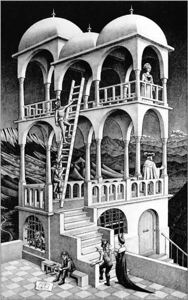 Литография «Бельведер» (итал. Belvedere), созданная Маурицем Корнелисом Эшером в мае 1958 год