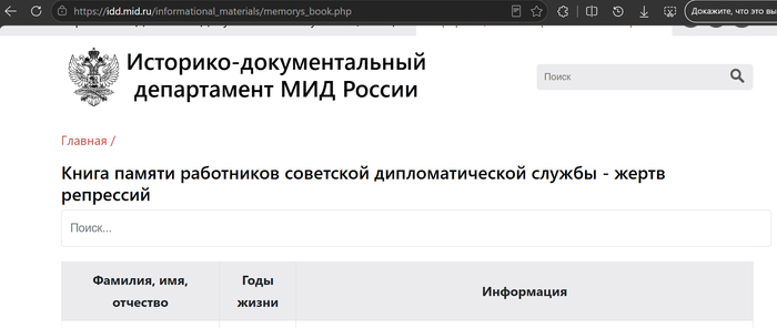 Работники советской дипломатической службы осужденные, а затем реабилитированные