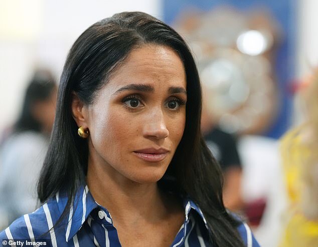 Meghan revealed last week that she had been made aware of the 'troubling and disturbing' claims about her father in 2018 (She is pictured here in Sydney in April 2026)