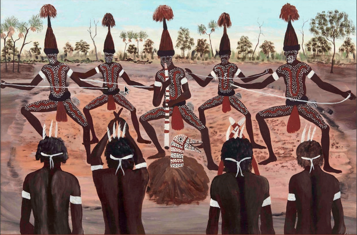"Танцовщики радужного змея", 1971