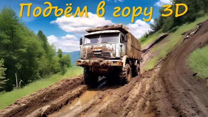 Подъём в гору 3D