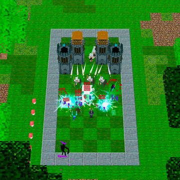 Объединяй своих мобов и отправляй их в бой против эпичных боссов! Этот кубичный мерж автобаттлер готов бросить вызов твоему стратегическому мышлению!