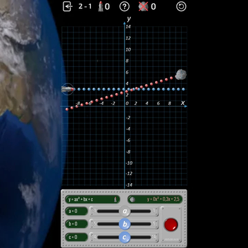 Сбивай астероиды, угрожающие Земле с помощью квадратных уравнений.