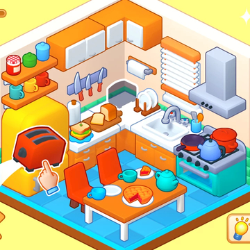 Обустройте свой дом мечты в этой простой игре - головоломке. Уютный процесс распаковки вещей ждет вас! Создавайте теплоту интерьера в каждой комнате!