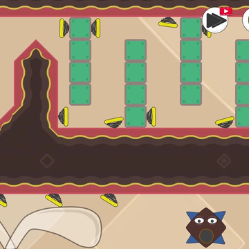 Мини-гольф с милым монстриком, он обожает пинать мяч, помоги ему пройти все уровни!