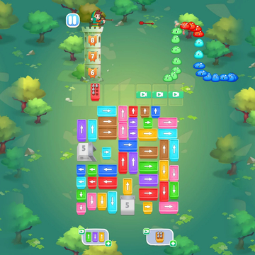 Бесплатная браузерная игра «Слаймы Атакуют: Головоломка!» в жанре головоломка. Подходит для мальчиков и девочек, доступна без регистрации, на русском языке