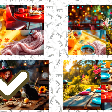 Собирайте перемешанные картинки, меняя местами части в увлекательной игре "Микс Пазл: Столы"! Развивайте логику, внимание и наслаждайтесь весельем!